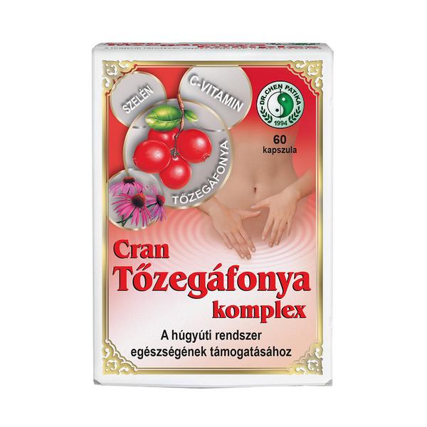 Dr.Chen Cran komplex kapszula 620mg tőzegáfonyával 60x