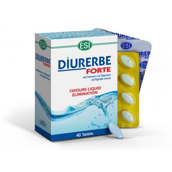 ESI DIURERBE FORTE® filmtabletta. Salaktalanítás és vízhajtás. Jó társ a makacs narancsbőr ellen!