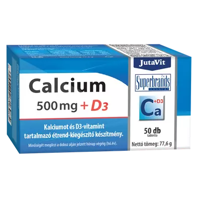 Jutavit Kalcium 500mg +D3 50x