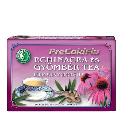 Dr.Chen Precoldflu echinacea és gyömbér tea 20x2g