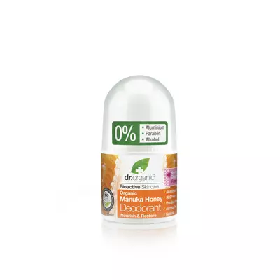 Dr. Organic Golyós dezodor Bio manuka mézzel • 50 ml