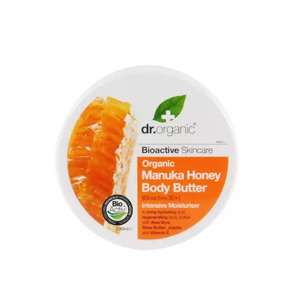 Dr. Organic Testápoló vaj Bio manuka mézzel • 200 ml