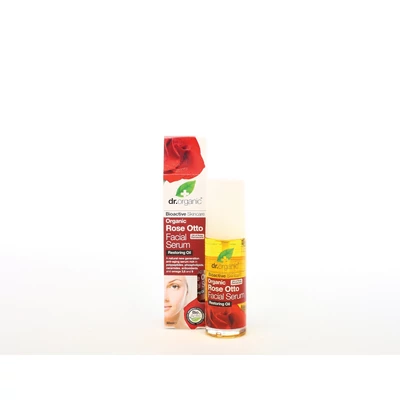 Dr. Organic Arcápoló szérum Bio damaszkuszi rózsával • 30 ml