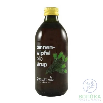 Bio fenyőrügy szirup „Gewusst wie” 330 ml