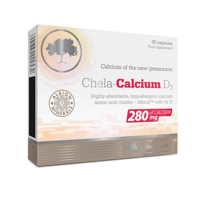 Olimp Labs Chela-Calcium D3 - A KIVÁLÓAN FELSZÍVÓDÓ KALCIUM