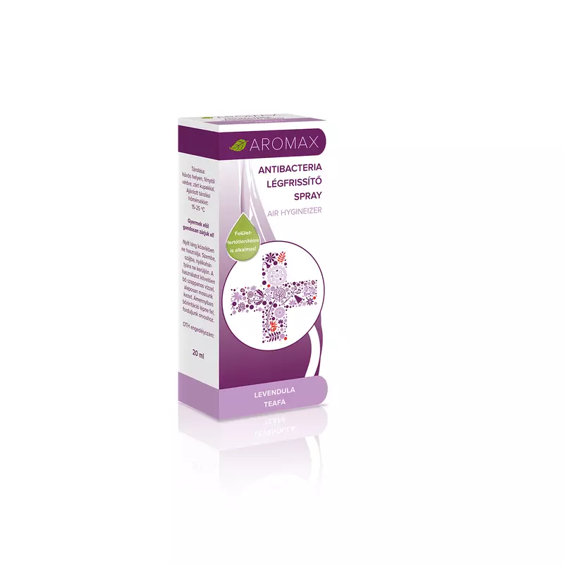 Aromax antifluenza légfrissítő spray levendula teafa 20ml