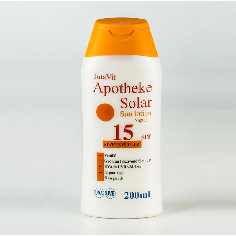 Jutavit naptej 15 F Apotheke Solar 200ml