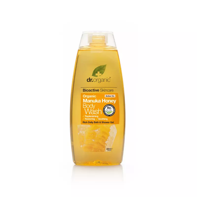 Dr. Organic Tusfürdő Bio manuka mézzel • 250 ml