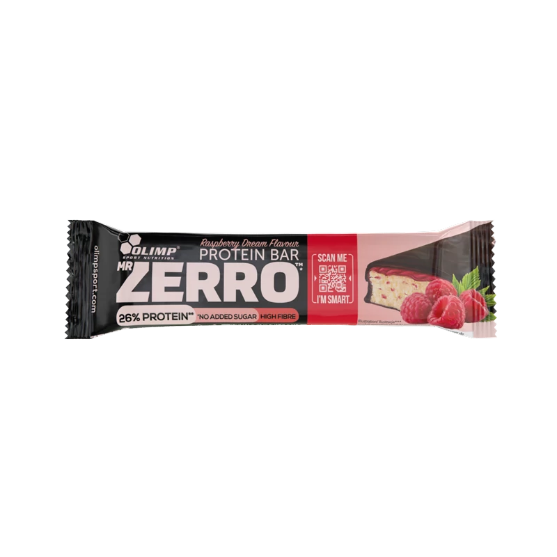 Olimp Mr Zerro Protein Bar+ 50g málna ízű