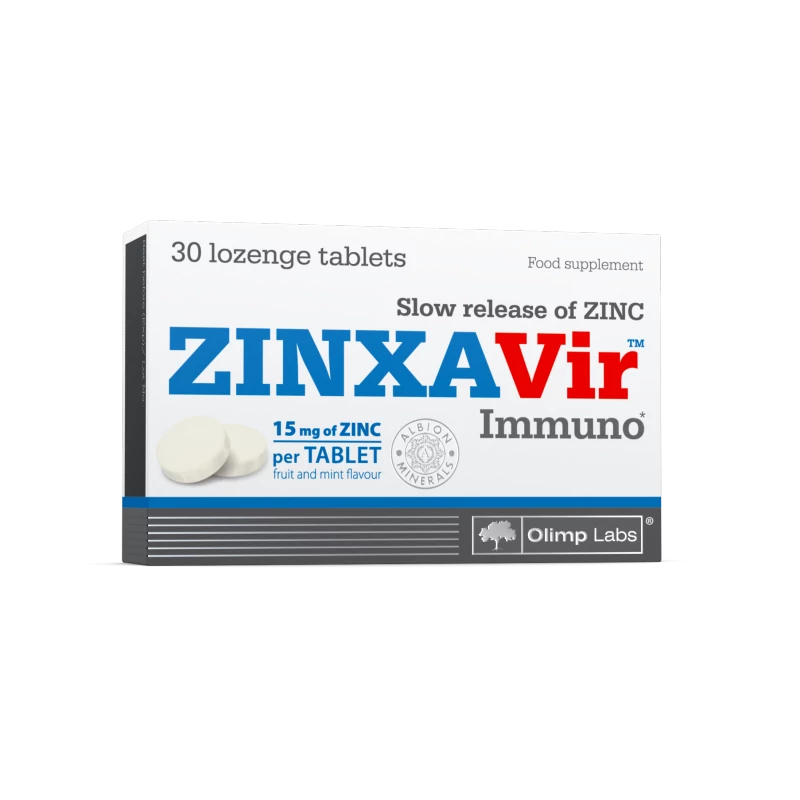 ZINXAVir Immuno - Szájban oldódó ionos cink 