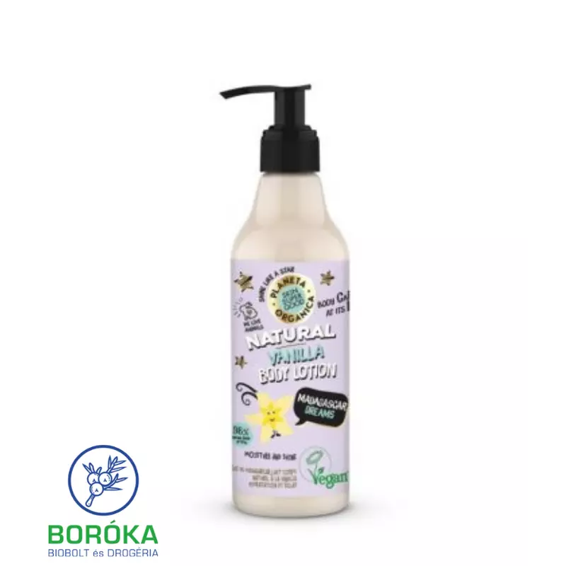 Planeta Organica Super Good Természetes vaníliás testápoló 250 ml