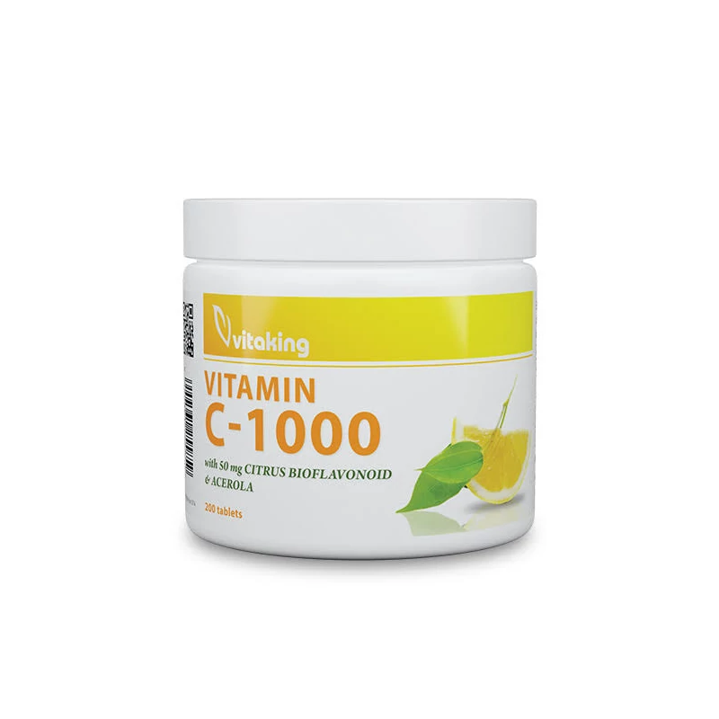 VITAKING C-VITAMIN 1000MG BIOF. (200)