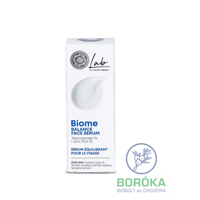 Natura Siberica Lab Biome Balance arcszérum niacinamiddal 30ml